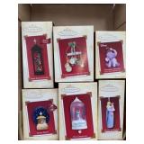 6 Keepsake Ornaments Including Silent Night