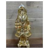 Santa Claus Holiday Decor - Gold Color