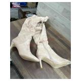 Ladies size 10 Over the knee suede boots