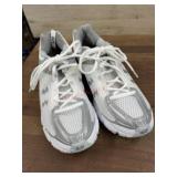 Under Armor size  9.5 grey and white ladies