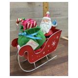 9 inch Santa in sleigh