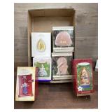 6- Hallmark ornaments Peaceful village and more