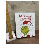 Let is snow Grinch sign
