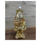 Gold Santa Claus decor