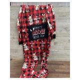 Womens xxl Moose onsie pajamas