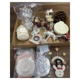 Flat of Hallmark ornaments not in boxes