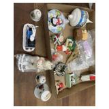 Flat of Hallmark ornaments not in boxes