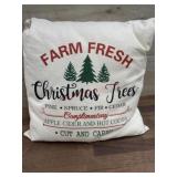 Farm Fresh tree Throw pillow