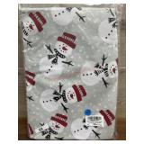 Holiday Table Cloth - elastic edged polyester