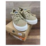 Sperry size 10 tan shoes