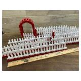 Fence with gate tree surround