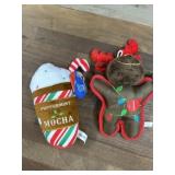 2- Holiday Dog toys