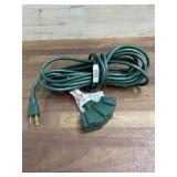 Heavy duty extension cord with 3 way plug