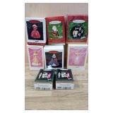 8- Hallmark Barbie ornaments