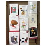 9- Hallmark ornaments Scooby Doo, monkey ,