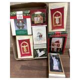 8- Hallmark ornaments House, Deer, Angel and more