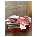 2 Pack ceramic mini loaf pans