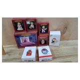 8- Hallmark ornaments including The Bearingers