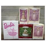 5- Hallmark Barbie ornaments