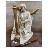 Angel with harp figure
