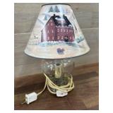Small Holiday Lamp