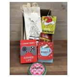 Flat of gift bags and gift card holders