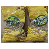 Unsalted roasted peanuts- 2 five pound bags