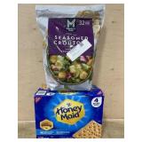 Seasoned Croutons & Honey Maid Graham Crackers