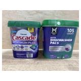 2 packs dishwasher packs