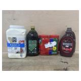 Ranch. Olive oil. Jif. Hersheys