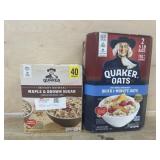 40 pack instant oatmeal and quick 1 minute oats