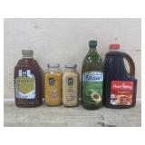 Honey. Turmeric. Ginger. Avocado oil. Syrup