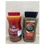 Folgers Classic Roast Instant Coffee & Nescafe