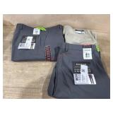 Menï¿½s 34 waist 2 pants 1 short