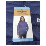 Youth large down pack able jacket