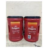 2 Folgers Classic Roast Ground Coffee