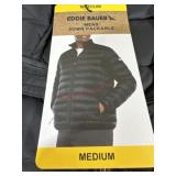 Menï¿½s medium Eddie Bauer packable down jacket