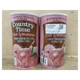 2-5 lb containers county time pink lemonade