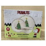 Peanuts 18 piece holiday Christmas ceramic