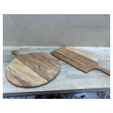 Set of 2 Acacia Charcuterie Boards