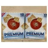 Saltine Crackers - 2 boxes - 12 packs each
