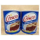 Crisco All Vegetable Shortening - 2 Containers