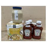 Chicken Broth - 6Pack, Mayonnaise, 3 Pk Ketchup