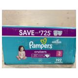 Pampers Cruisers Size 3 - 192 diapers