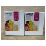 2-10 packs 8x10 canvases