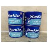 4-3 lb cans tuna
