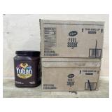 Yuban coffee and 16 canisters sugar