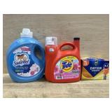 Suavitel. Tide. Dryer sheets