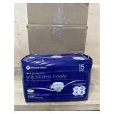 4 packs adjustable briefs medium