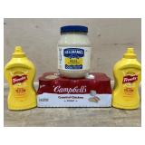 Campbells Cream of Chicken 8 cans, 2 bottles
